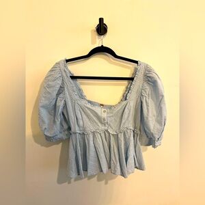 Free People Crop Shirt